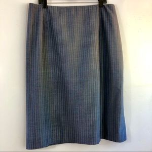 Oscar de la Renta fine straight work skirt